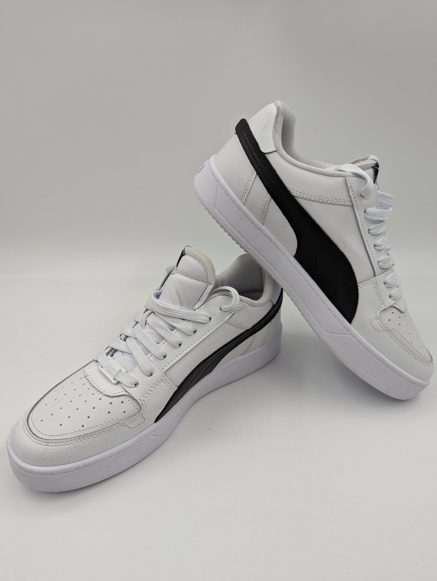 Puma Casual Piel Blanco / Negro No 26