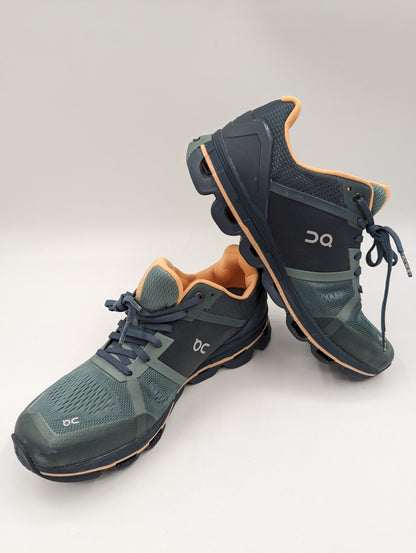 On Swiss Cloud Casual / Running Verde / Naranja Tenue No 24.5