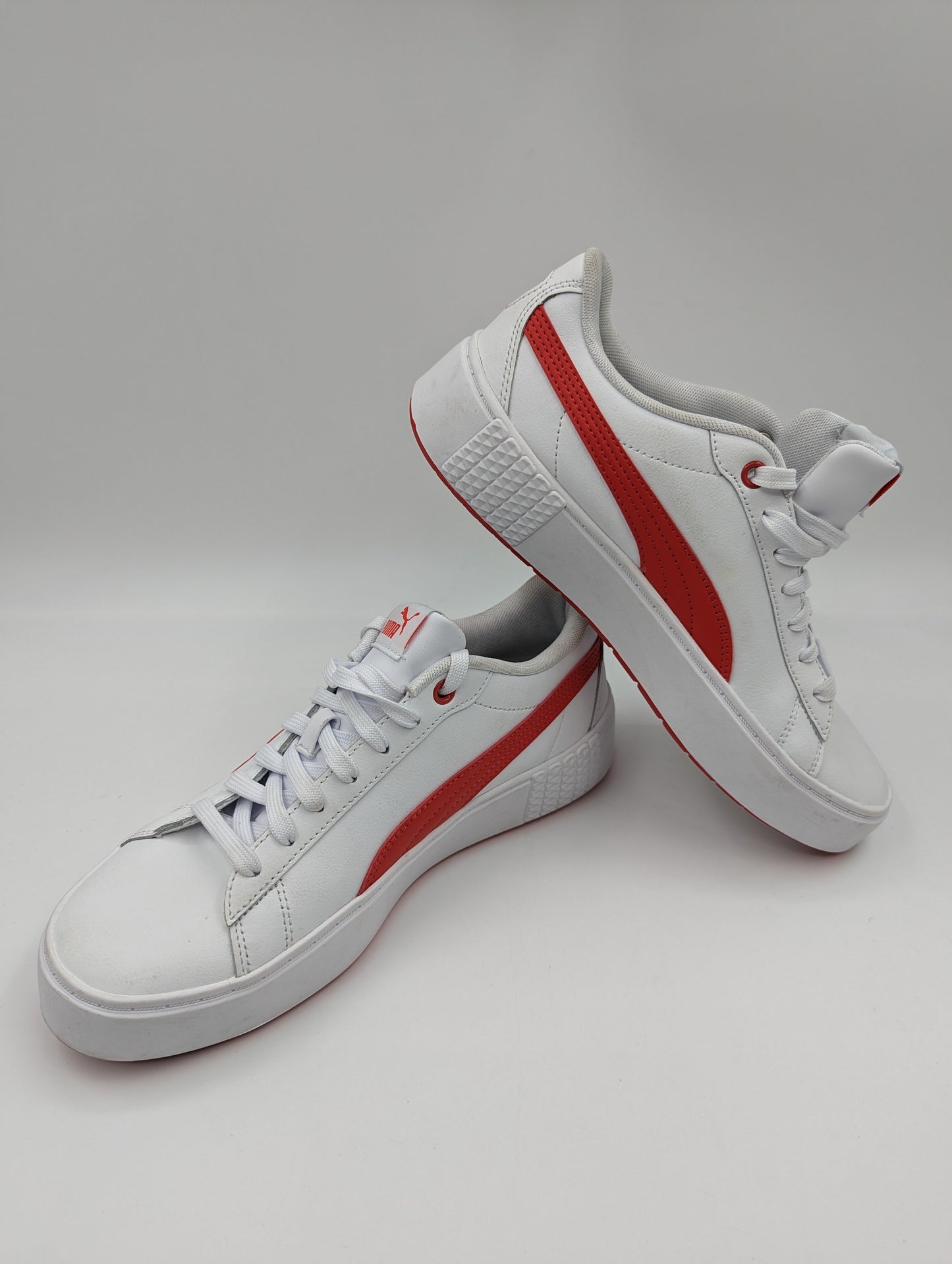 Puma Casual Suela Media Blanco / Rojo No 26