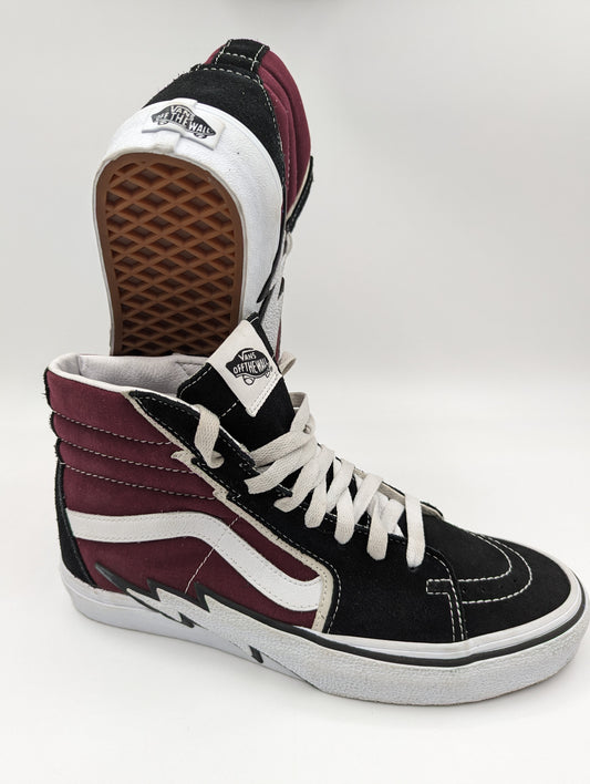 Vans Bota Casual Rayo Negro / Vino No 26