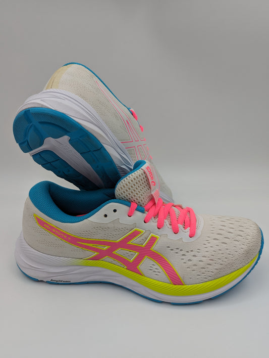 Asics Gel Excite - 7 Running Blanco / Rosa / Azul / Verde No 25.5