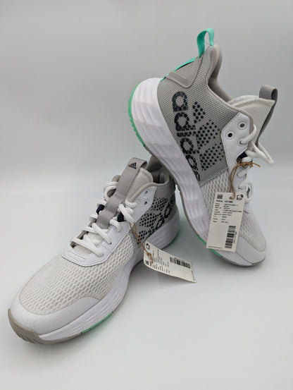 Adidas Own The Game 2.0 Basketball Med Blanco / Gris / Verde No 27