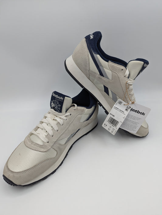 Reebok Classic Leather Running / Casual Beige / Azul No 27.5