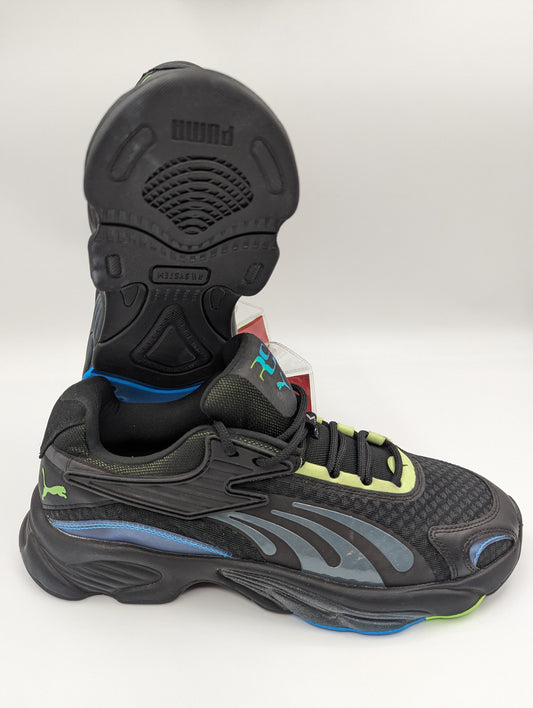 Puma Rs Lighsense Running Casual Negro / Verde / Azul No 27
