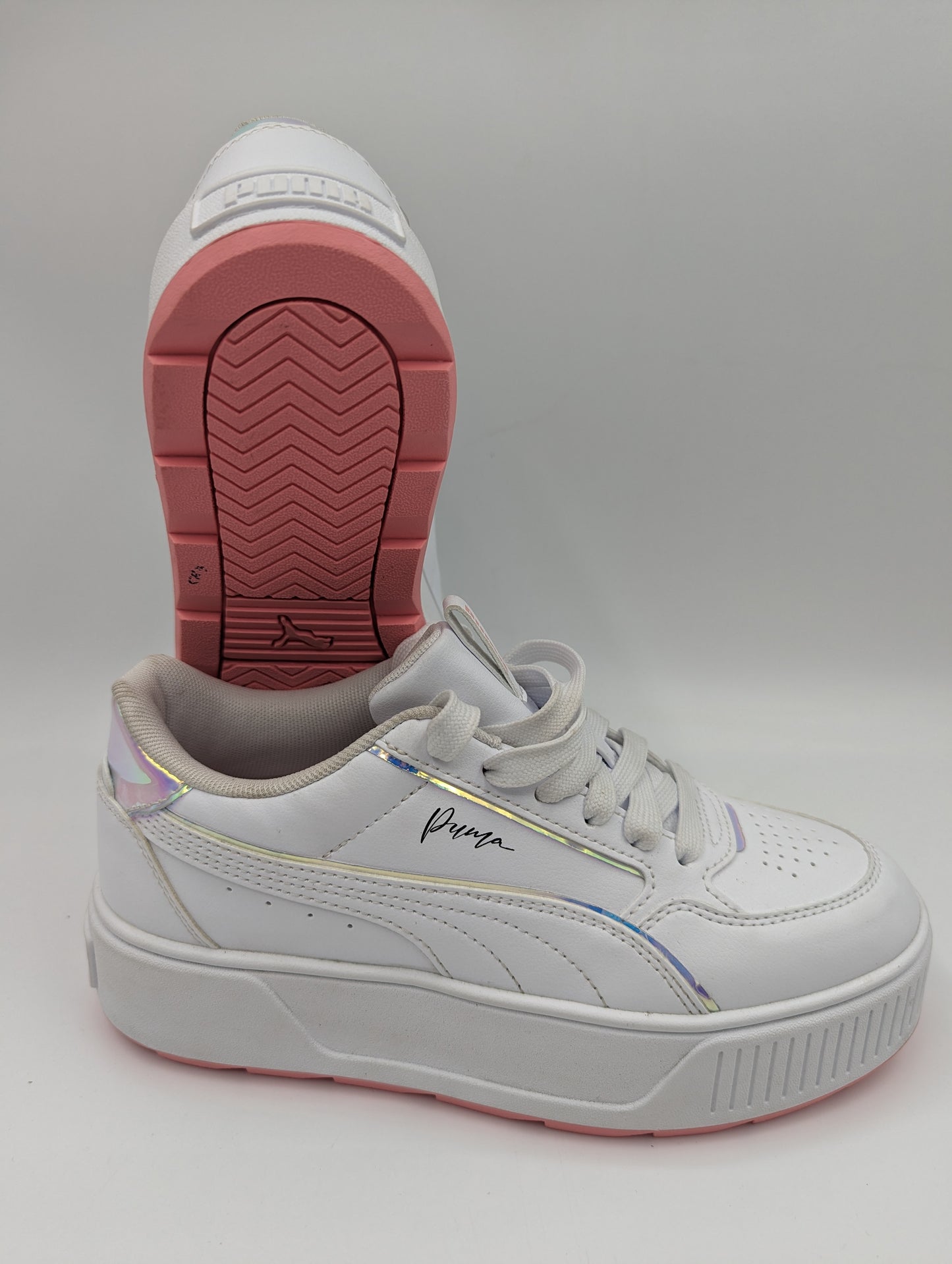 Puma Mayze Plataforma Casual Blanco / Iridiscente No 24