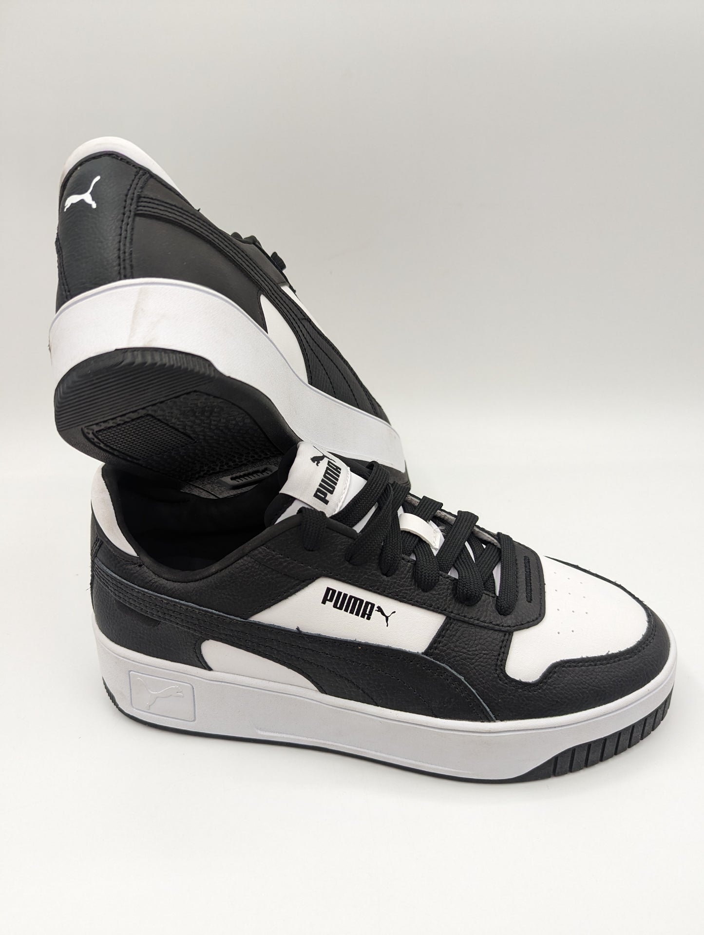 Puma Media Plataforma Casual Negro / Blanco No 23.5