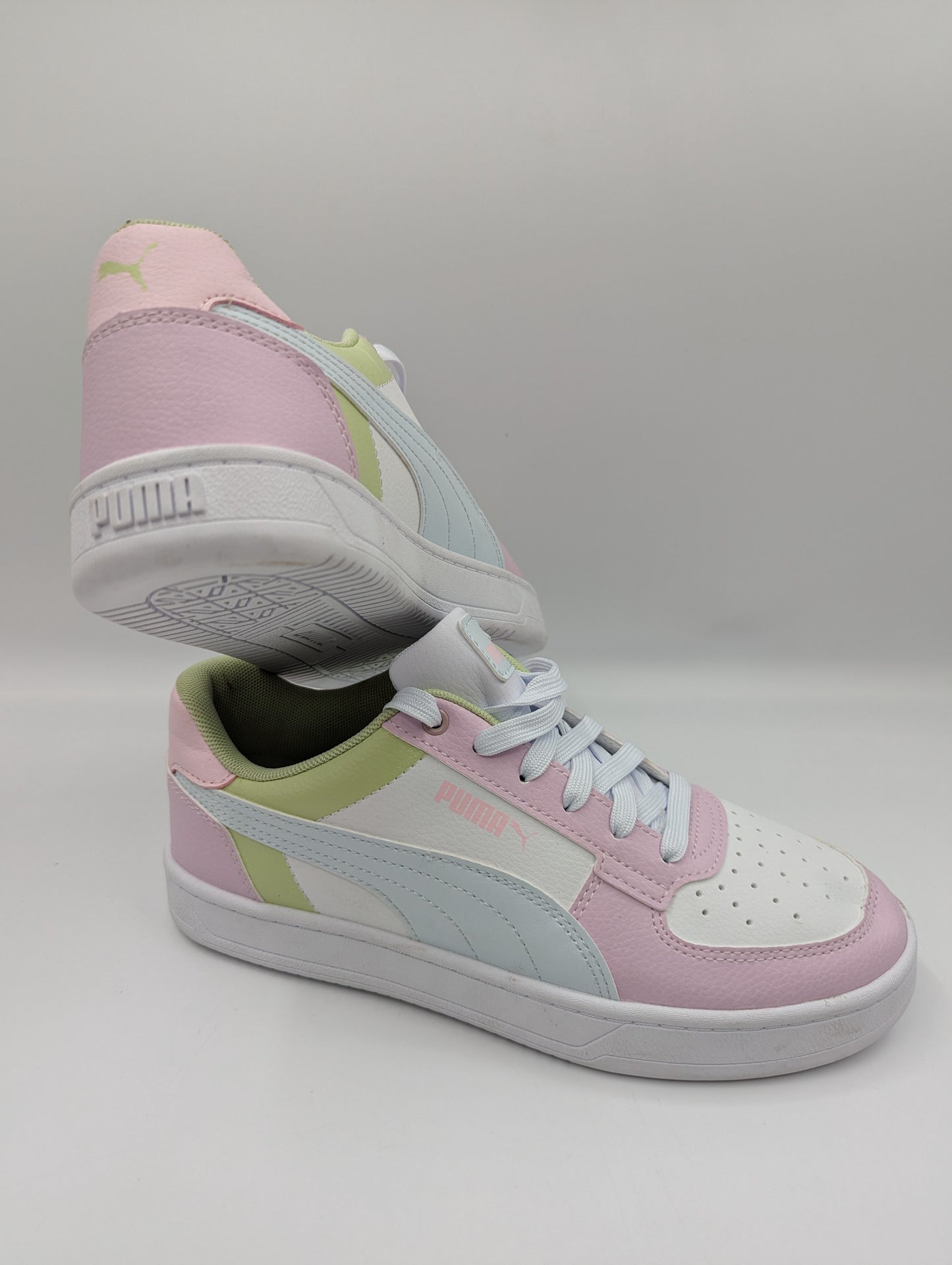 Puma Casual Color Pastel Blanco / Rosa / Azul No 23