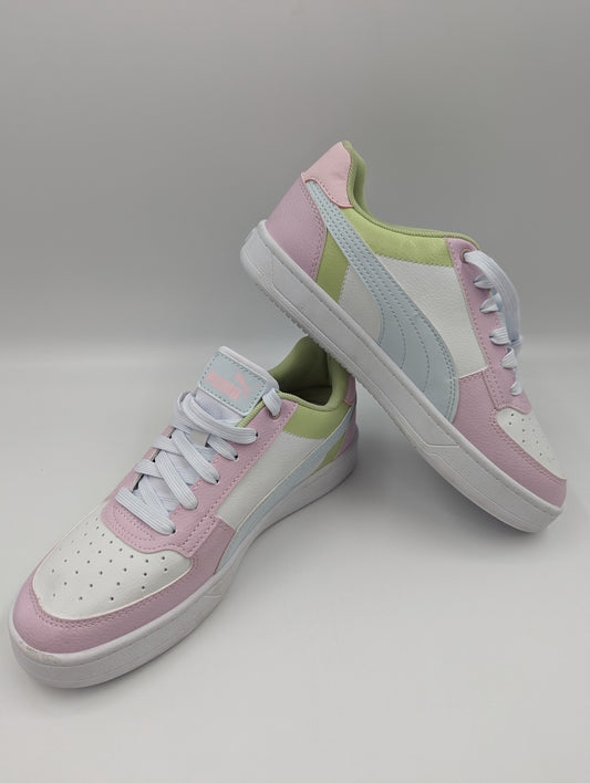 Puma Casual Color Pastel Blanco / Rosa / Azul No 23