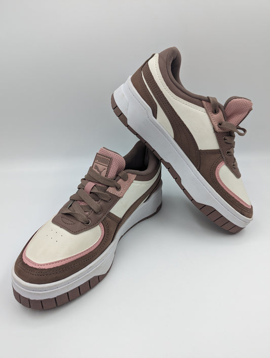 Puma Media Plataforma Casual Cafe / Beige / Rosa No 24