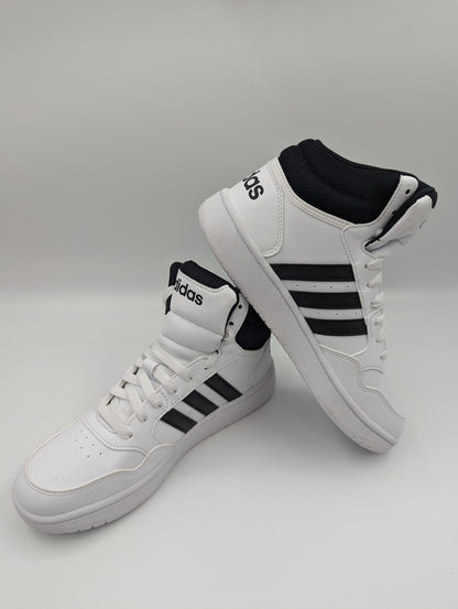 Adidas Basketball Retro Hoops 3 Casual Bota Blanco / Negro No 25