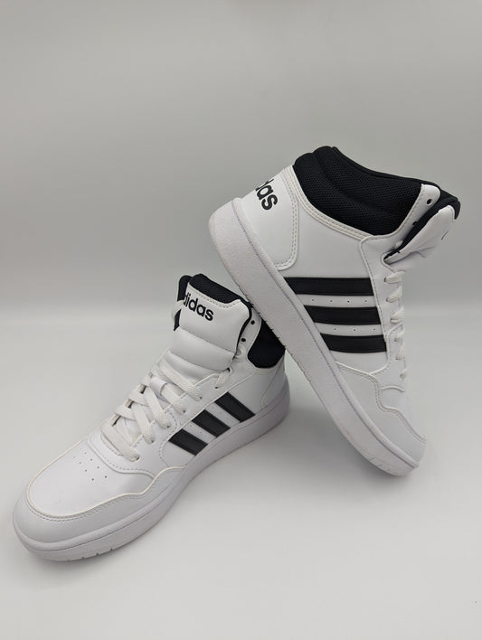 Adidas Basketball Retro Hoops 3 Casual Bota Blanco / Negro No 25