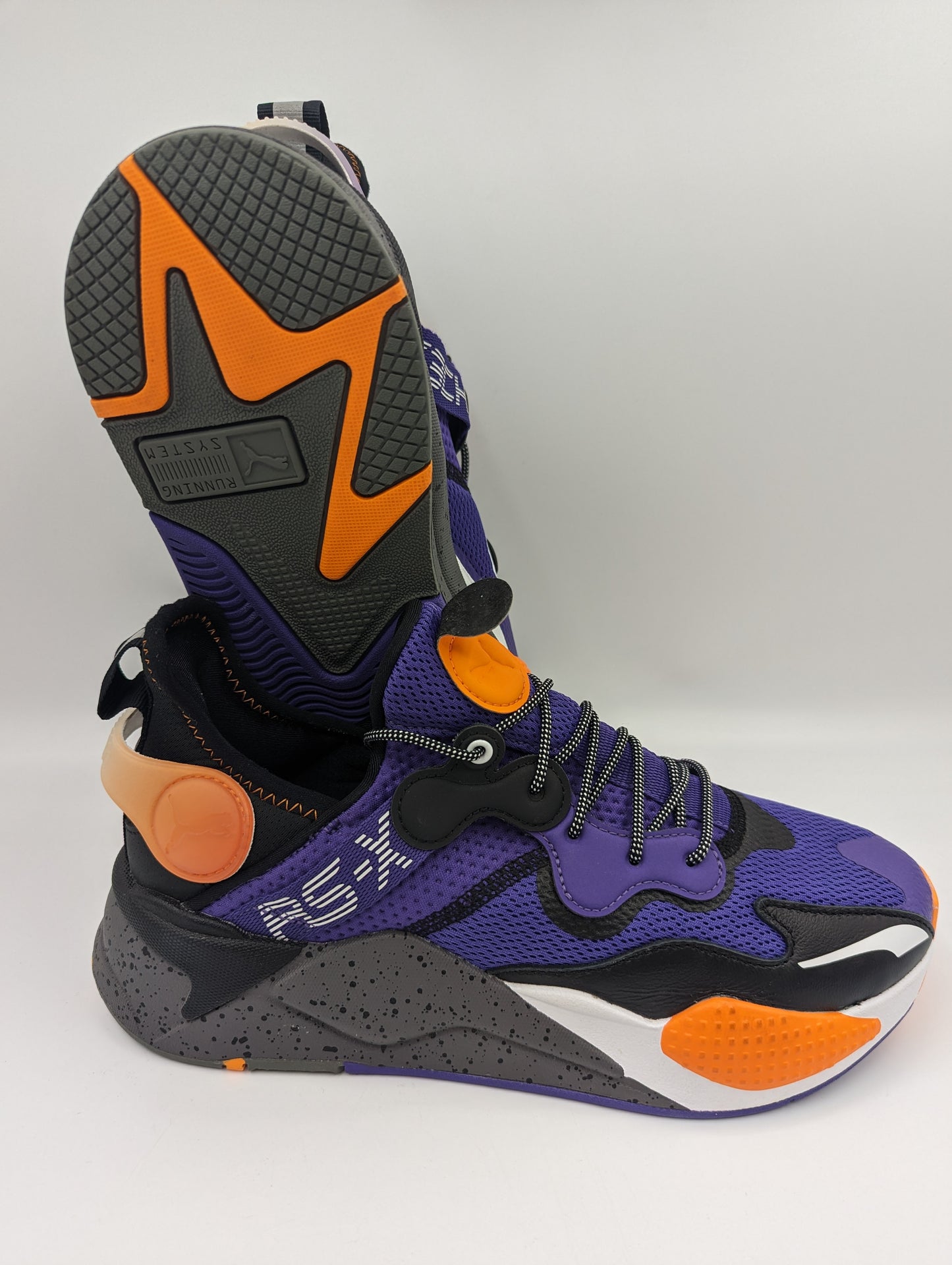Puma RSX T3ch Rize Casual / Training Morado / Gris / Naranja No 26.5