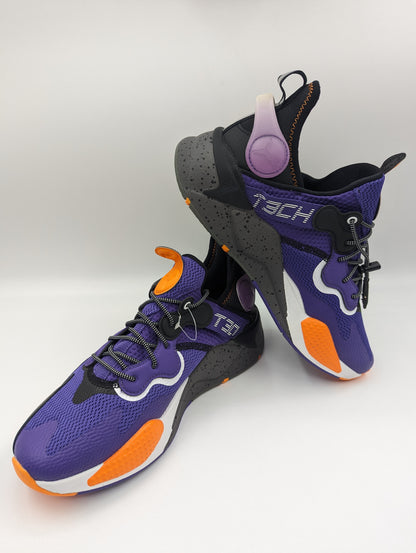 Puma RSX T3ch Rize Casual / Training Morado / Gris / Naranja No 26.5