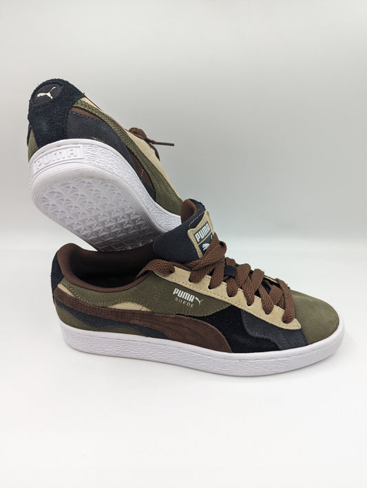 Puma Suede Casual Verde / Negro No 25.5
