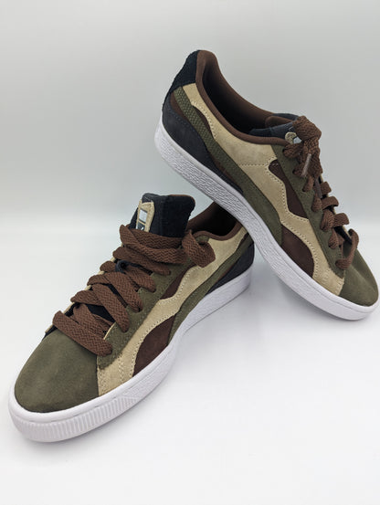 Puma Suede Casual Verde / Negro No 25.5