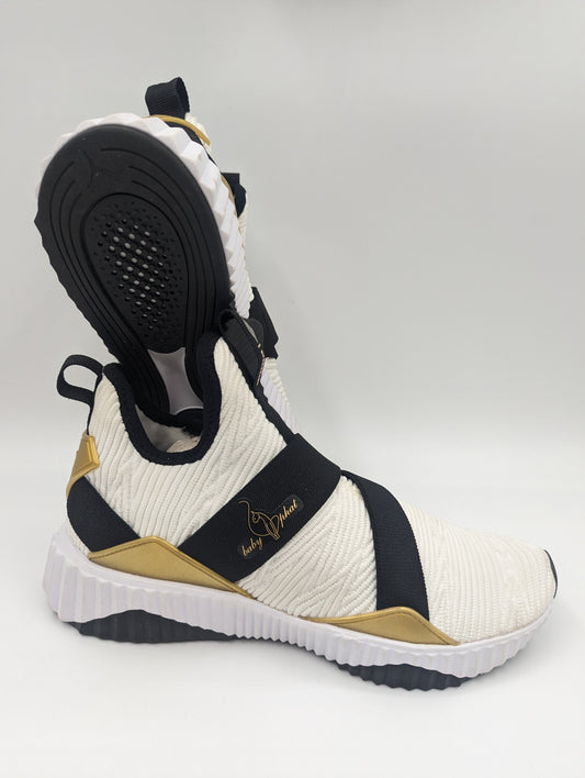 Puma Colab Baby Phat Casual / Training Blanco / Negro / Dorado No 24.5