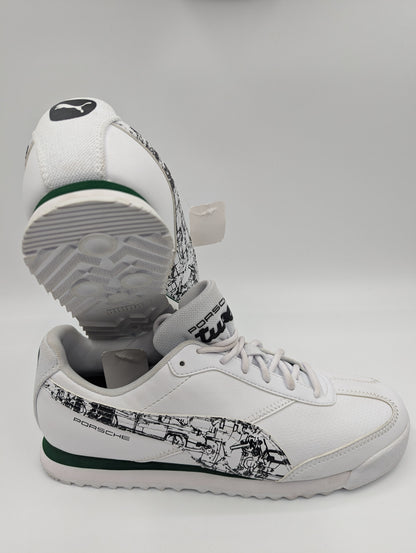 Puma Roma Edicion Porsche Turbo  911 Casual / Sport Blanco / Verde No 27