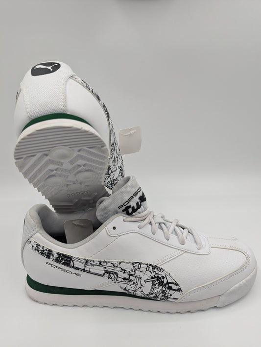 Puma Roma Edicion Porsche Turbo  911 Casual / Sport Blanco / Verde No 27