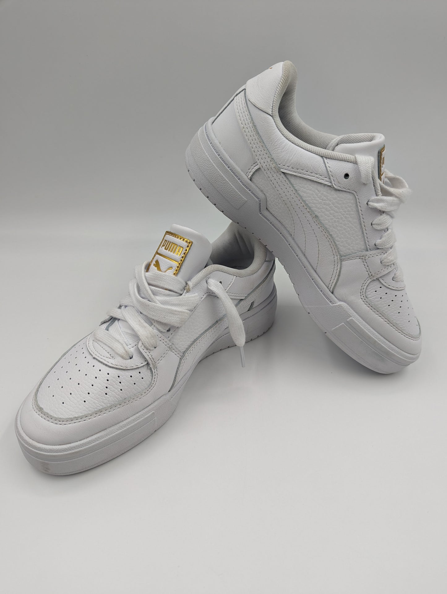 Puma Casual Piel Blanco / Dorado No 24