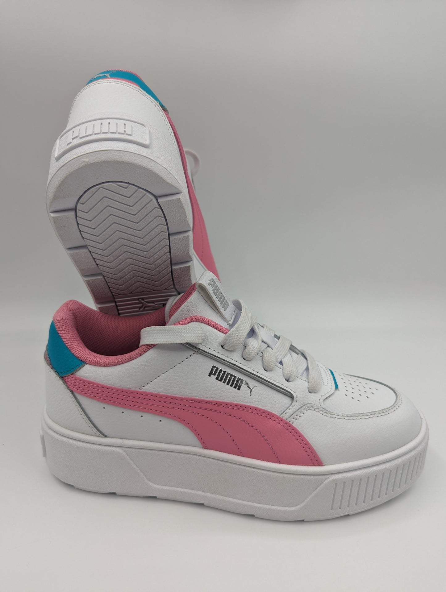 Puma Mayze Plataforma Casual Blanco / Rosa No 24