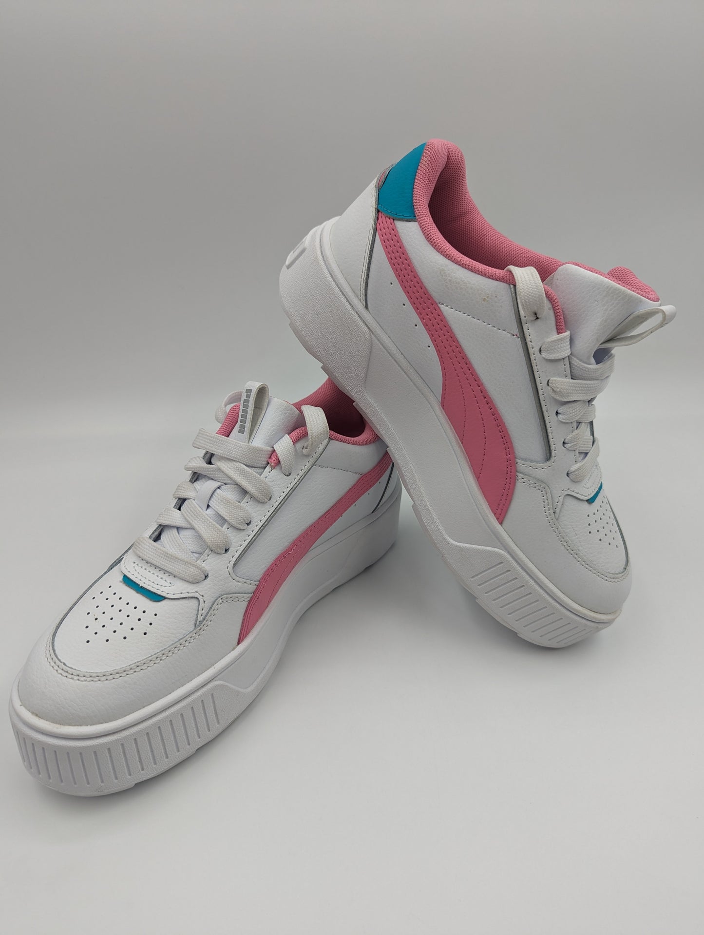 Puma Mayze Plataforma Casual Blanco / Rosa No 24