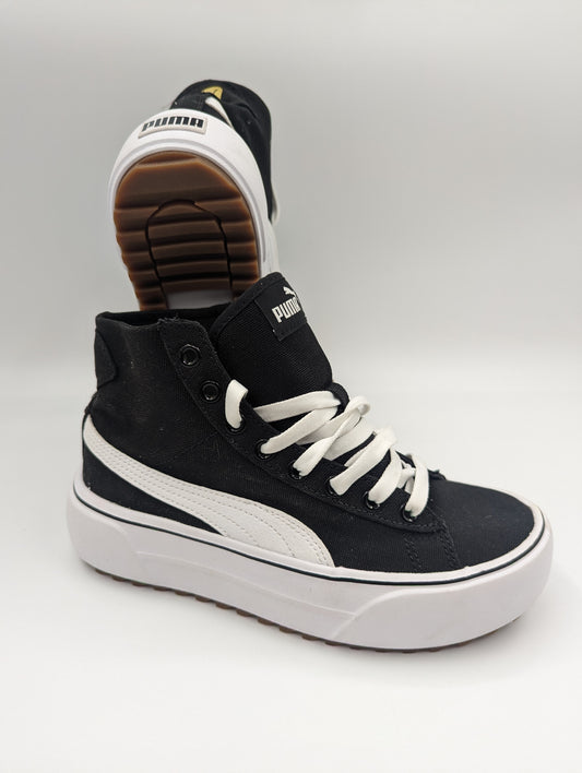 Puma Kaia Bota Mid Casual Negro / Blanco No 22.5