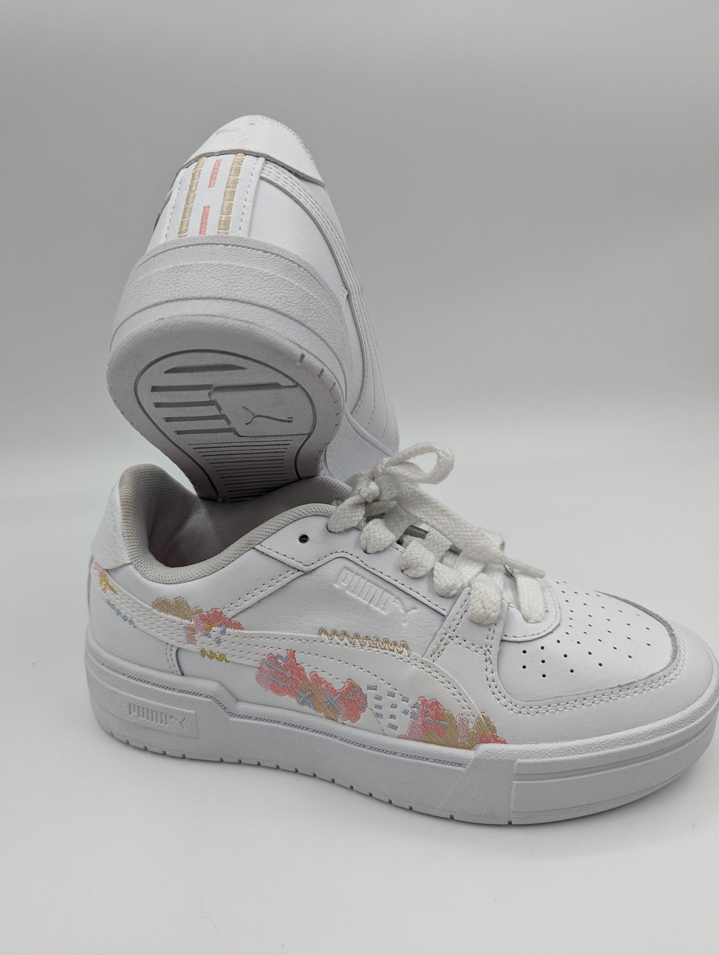 Puma Carina Pro Casual Bordado Blanco No 23.5