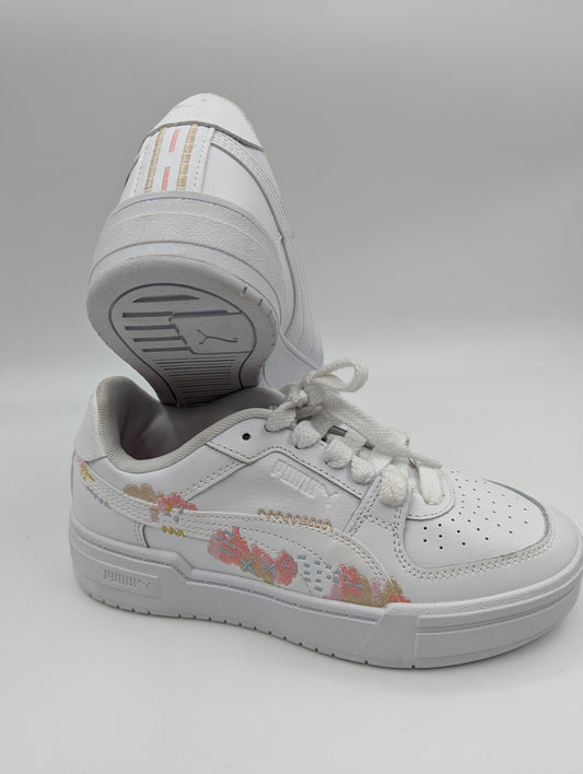 Puma Carina Pro Casual Bordado Blanco No 23.5