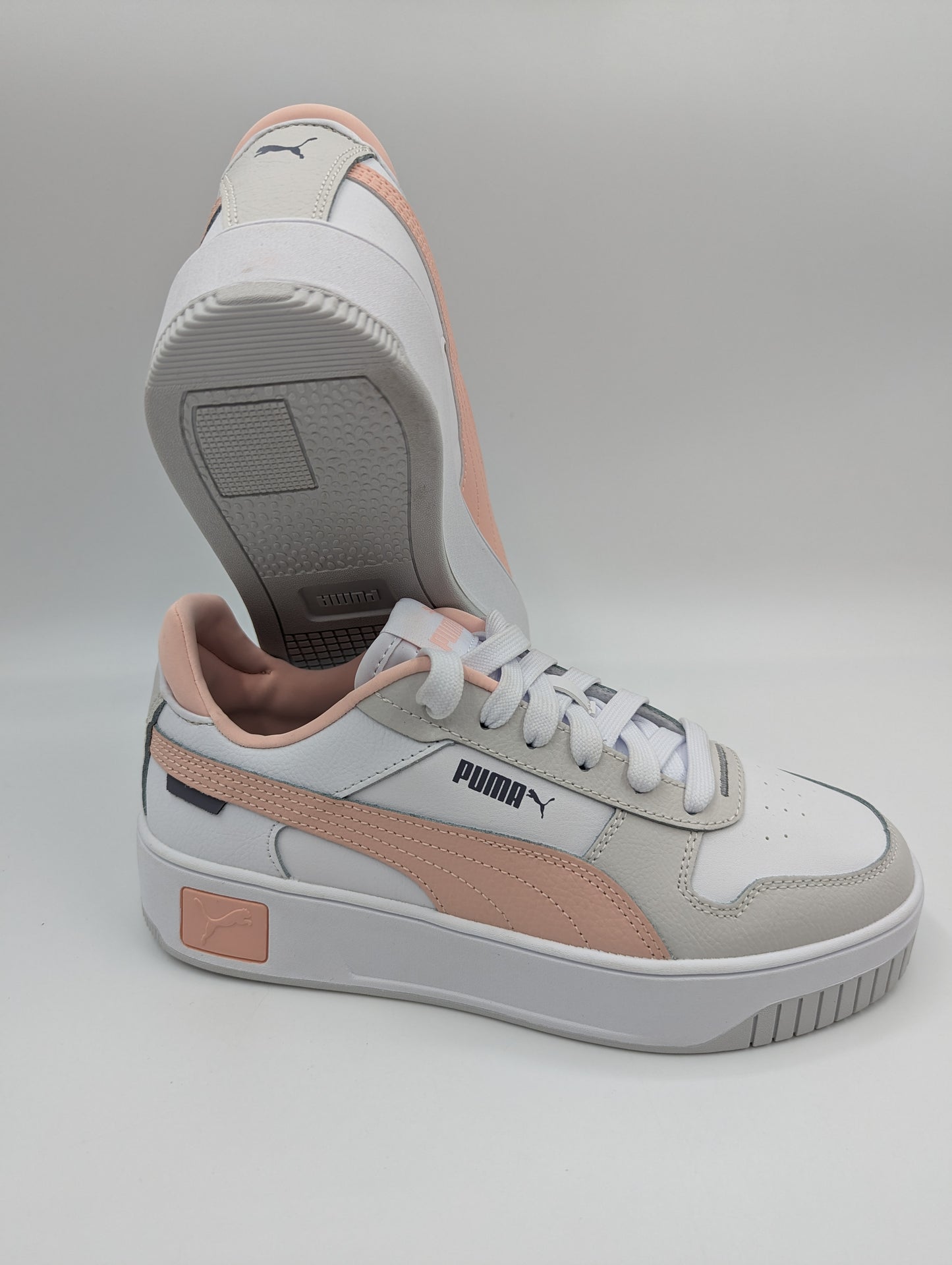 Puma Carina Street Casual Blanco / Rosa / Gris No 24.5