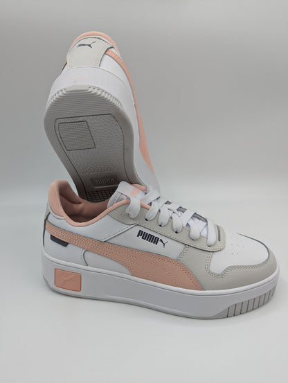 Puma Carina Street Casual Blanco / Rosa / Gris No 24.5