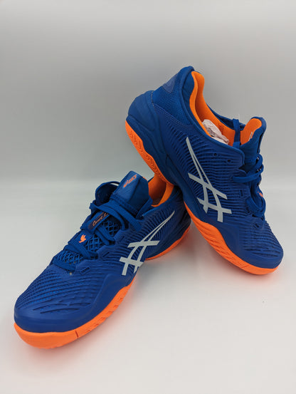 Asics Court FF Front Tenis / Tenis Azul / Naranja No 26.5
