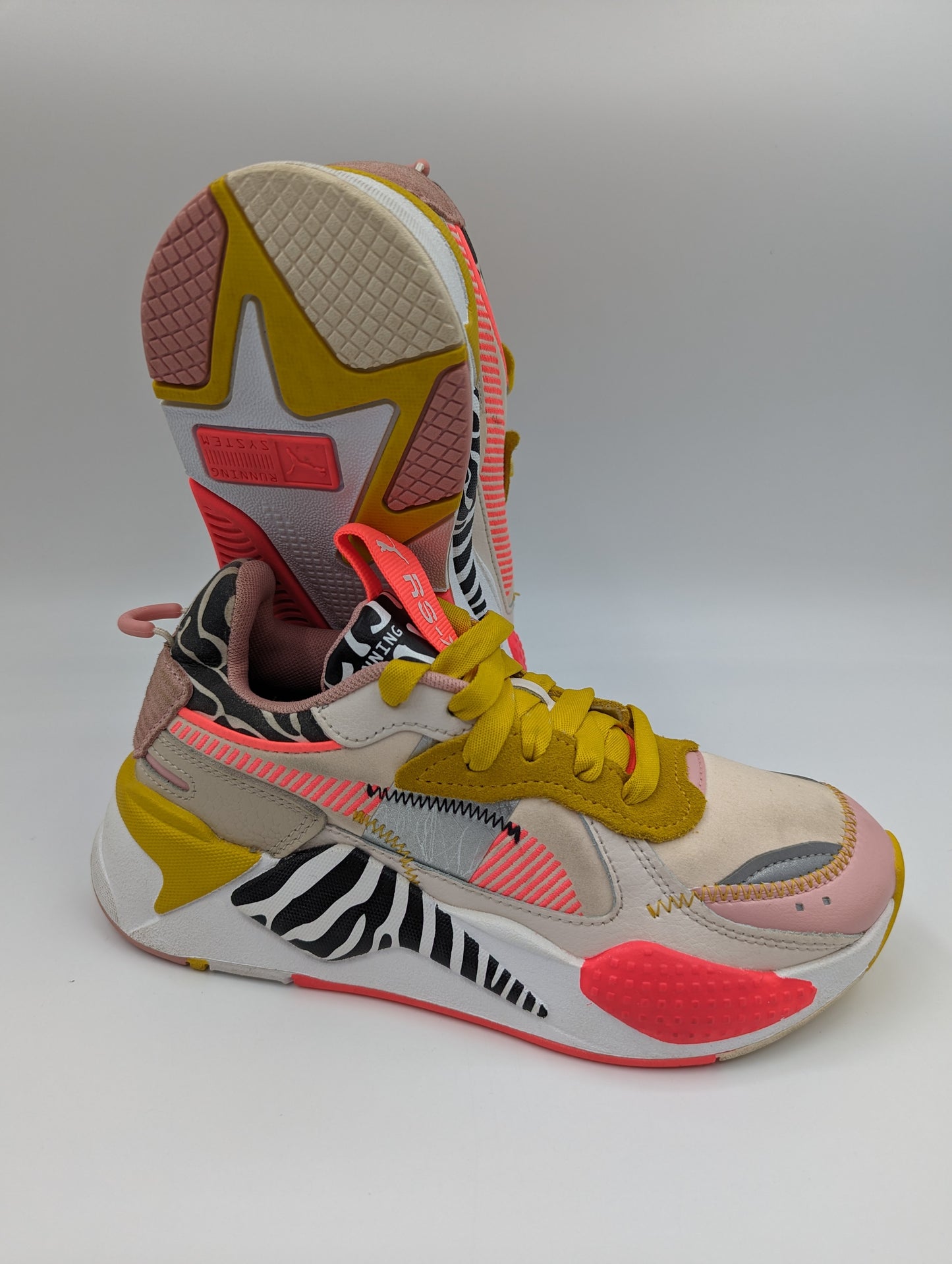 Puma Rsx Running / Casual Rosa / Beige / Zebra No 22.5