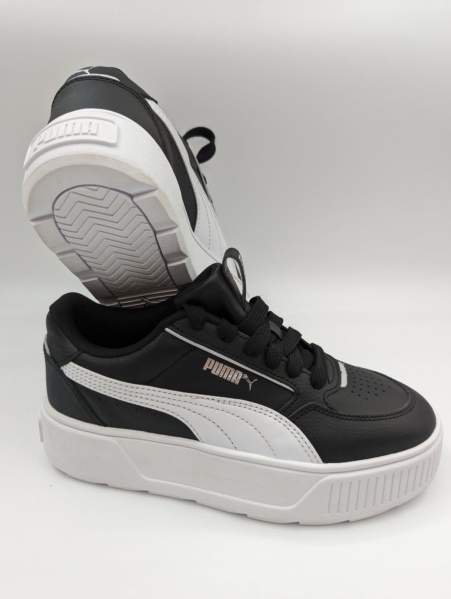 Puma Mayze Plataforma Negro / Blanco No 22.5