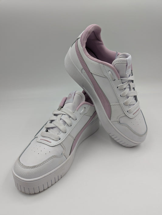 Puma Media Plataforma Casual Blanco / Lila No 23.5