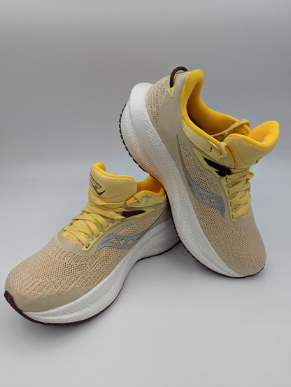 Saucony Triumph 21 Running Pro Beige / Amarillo / Blanco No 23.5