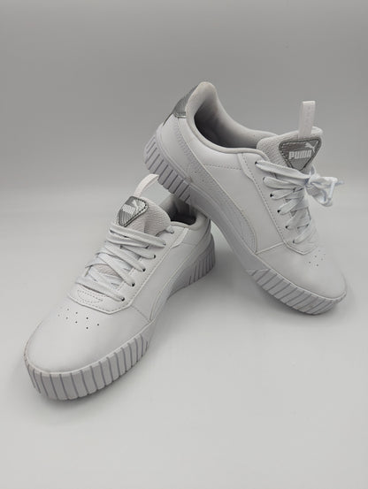 Puma Casual Media Plataforma Blanco / Plata No 23
