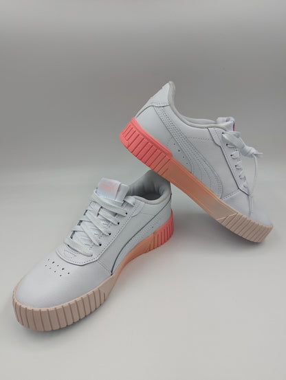Puma Casual Media Plataforma Blanco / Rosa / Naranja No 24