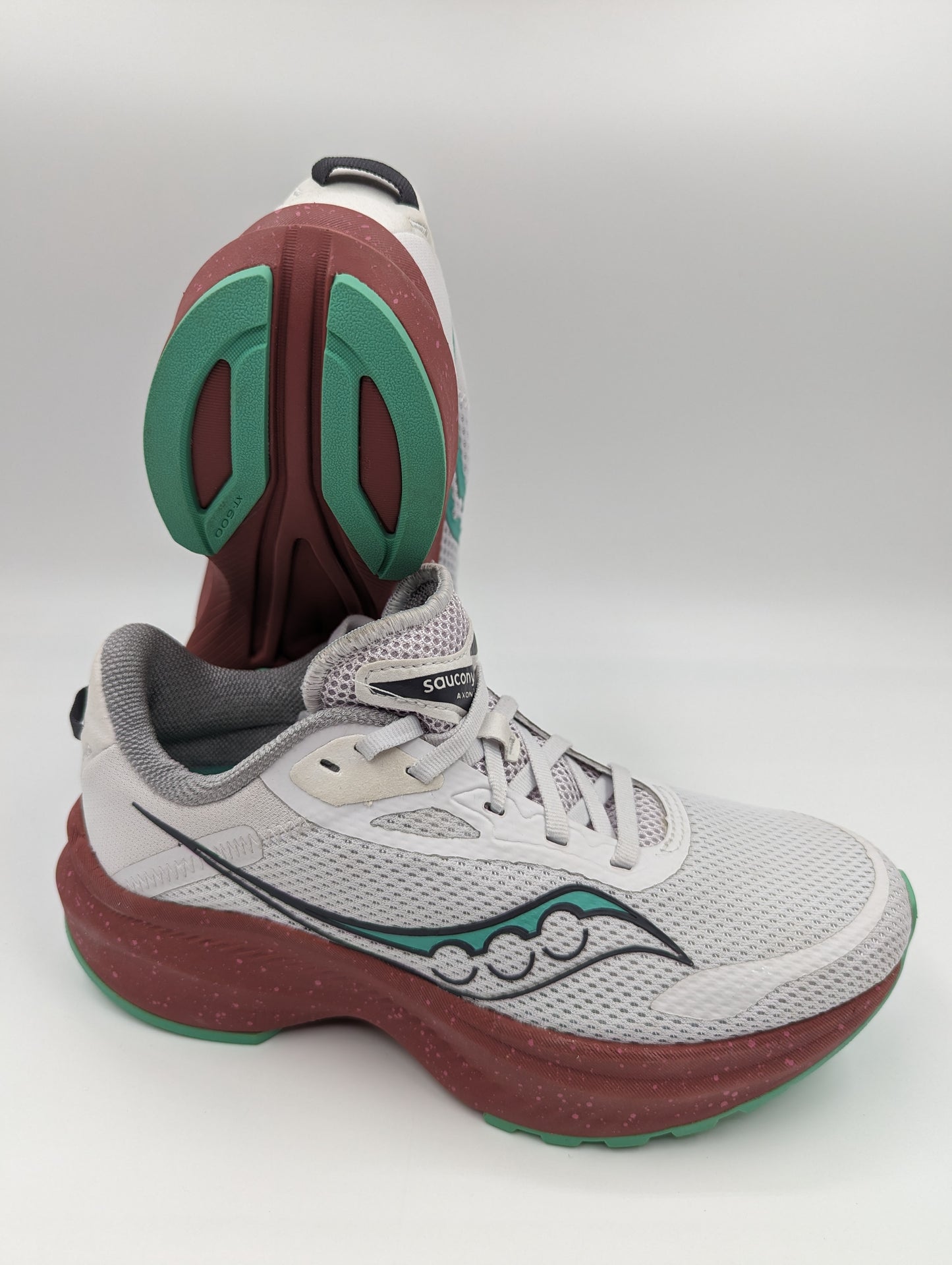 Saucony Axon 3 Running Pro Gris / Cafe / Verde No 24