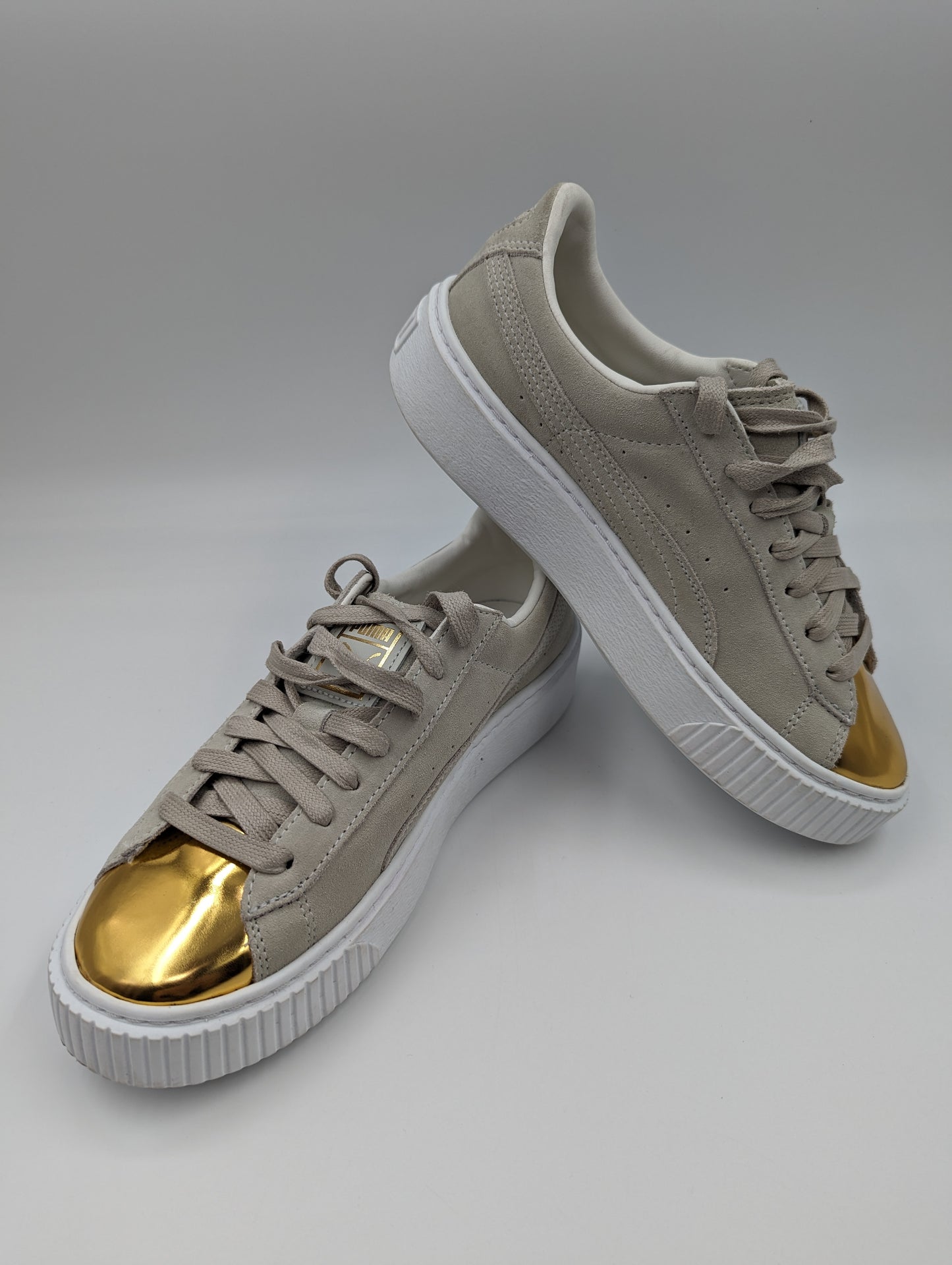 Puma Casual Suede Gris / Dorado No 24