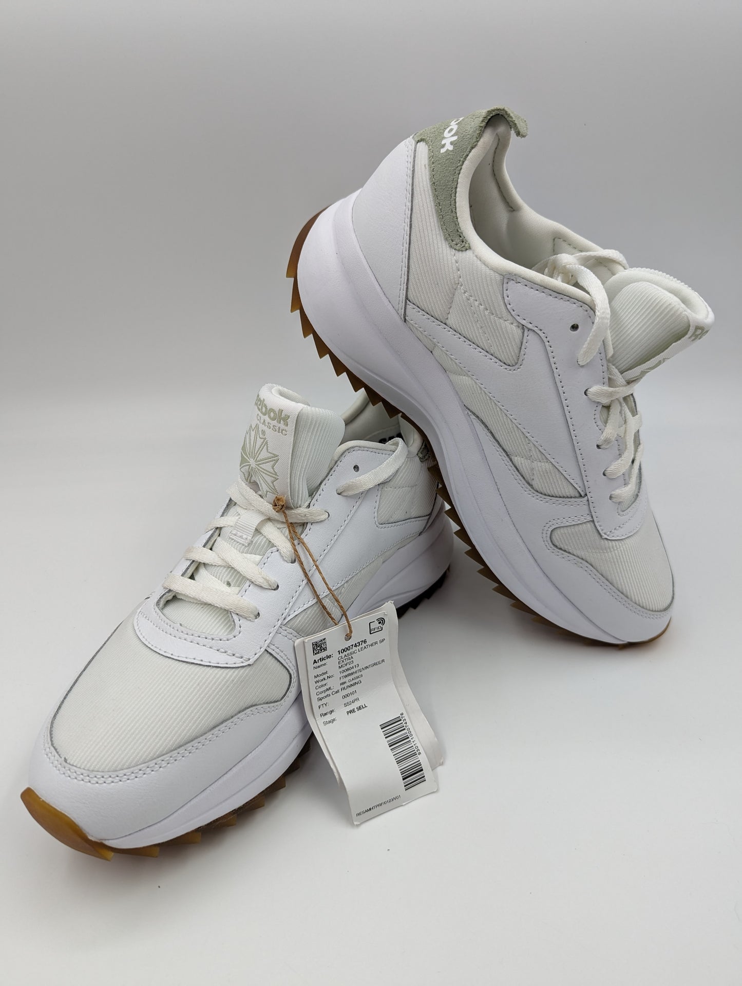 Reebok Classic Leather Sp Extra Running Trail Pro Blanco / Verde/ Liga No 24