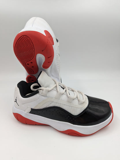 Jordan 11 Low Basketball / Casual Negro / Blanco / Rojo No 24.5