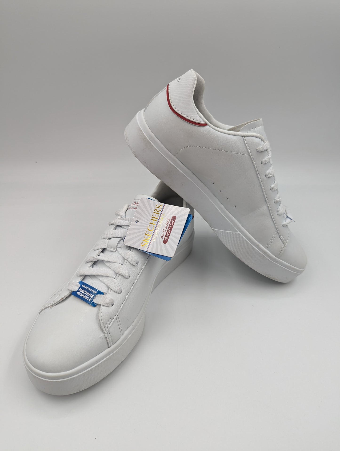 Skechers Casual Classic Memory Foam Blanco / Azul No 24