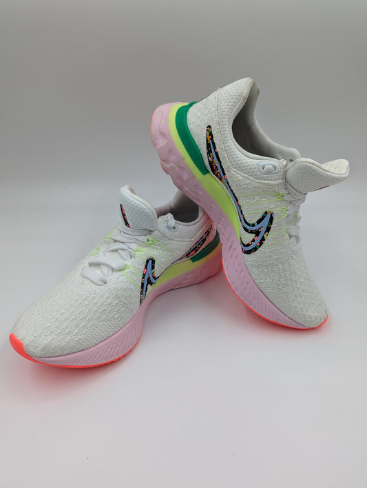 Nike React infinity Run Running Blanco / Rosa / Colors No 24.5