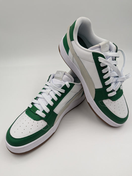 Puma Casual Leather Verde / Blanco / Gris No 26