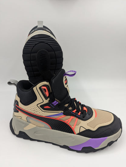Puma Trinity Hybrid Mid Beige / Negro / Naranja No 26