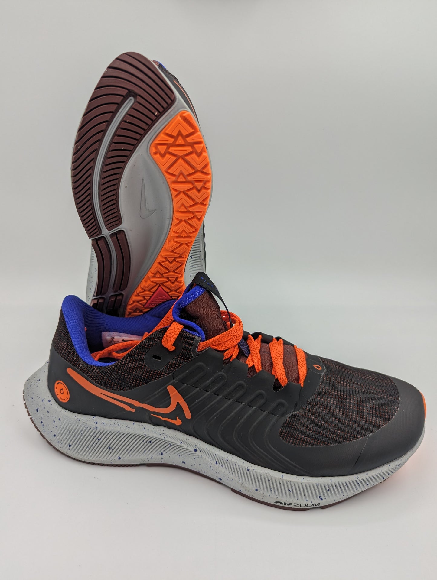 Nike Air Zoom Pegasus Shield Running Pro Negro / Naranja / Gris No 26