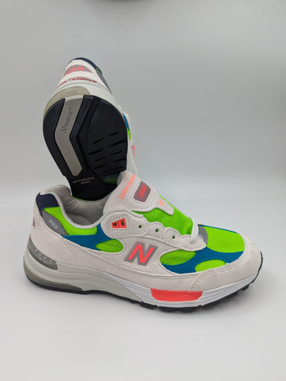 New Balance 992 Casual / Training Blanco / Verde / Naranja No 26