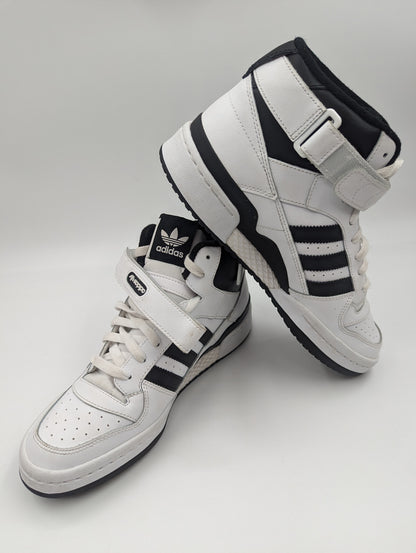 Adidas Forum Casual Bota Leather Blanco / Negro No 27
