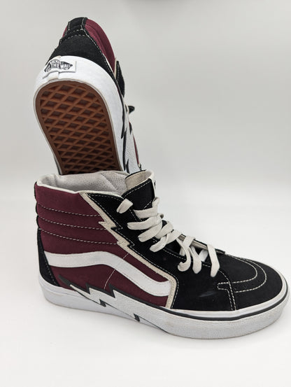 Vans Bota Alta Casual Vino / Negro No 26.5