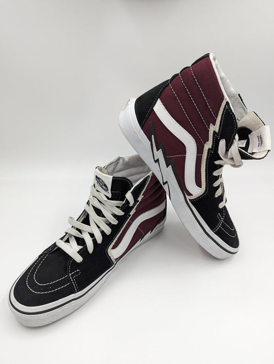 Vans Bota Alta Casual Vino / Negro No 26.5